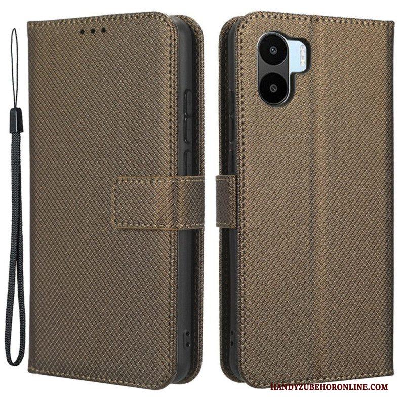 Folio-hoesje voor Xiaomi Redmi A1 Met Ketting Riem Selectie