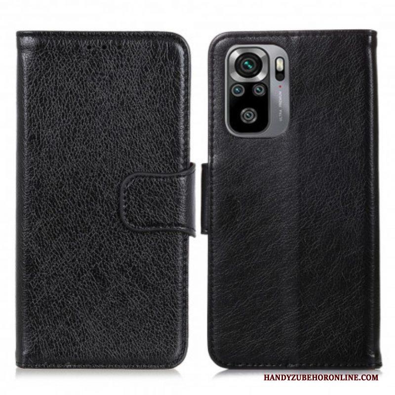 Folio-hoesje voor Xiaomi Redmi Note 10 / 10S Splitnappaleer