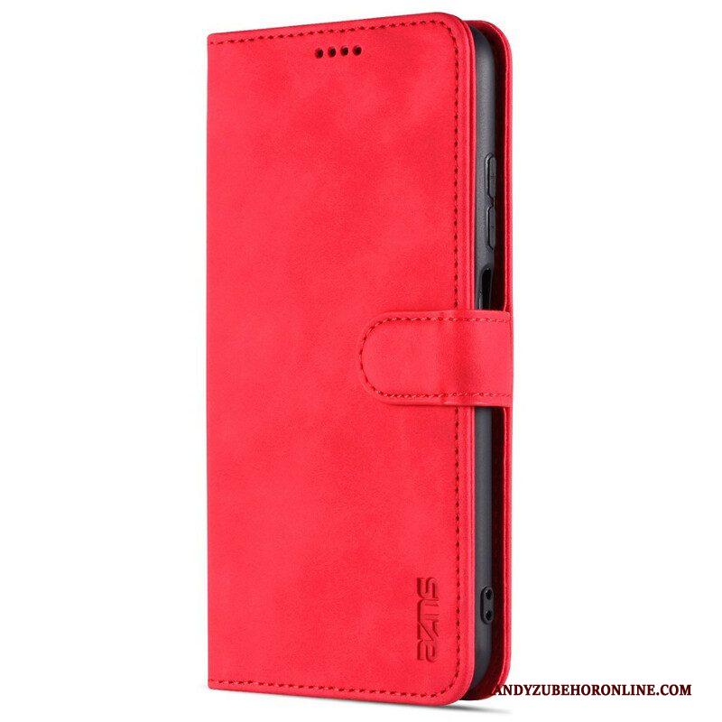 Folio-hoesje voor Xiaomi Redmi Note 10 5G Azns Ledereffect