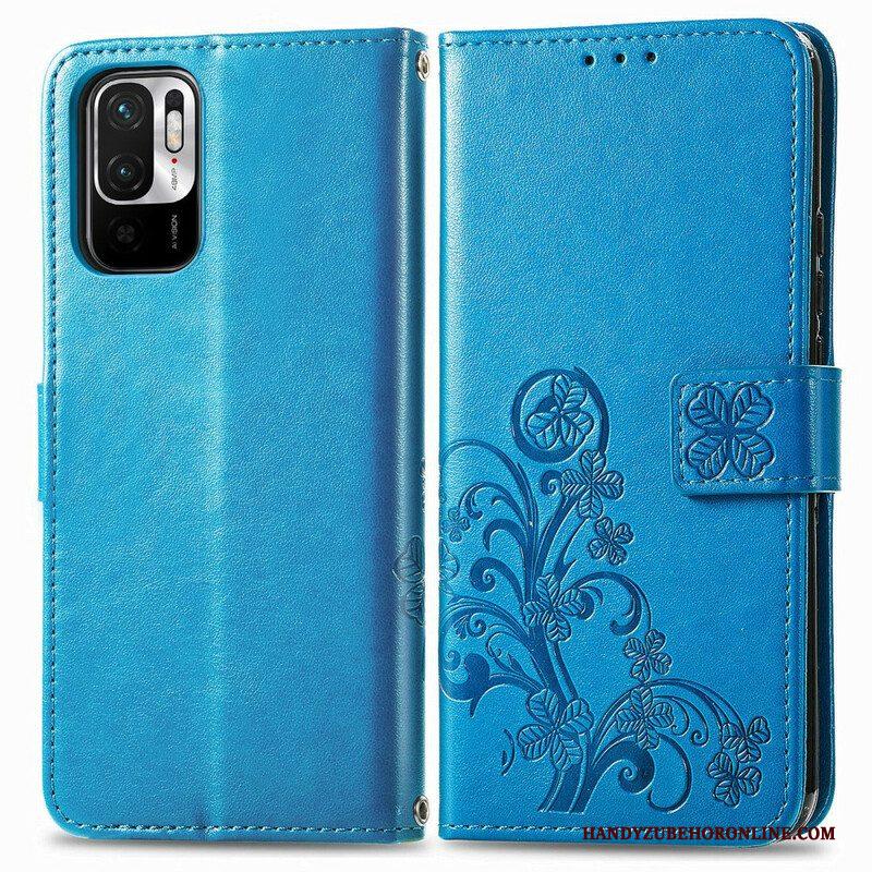 Folio-hoesje voor Xiaomi Redmi Note 10 5G Bloemen In De Wind