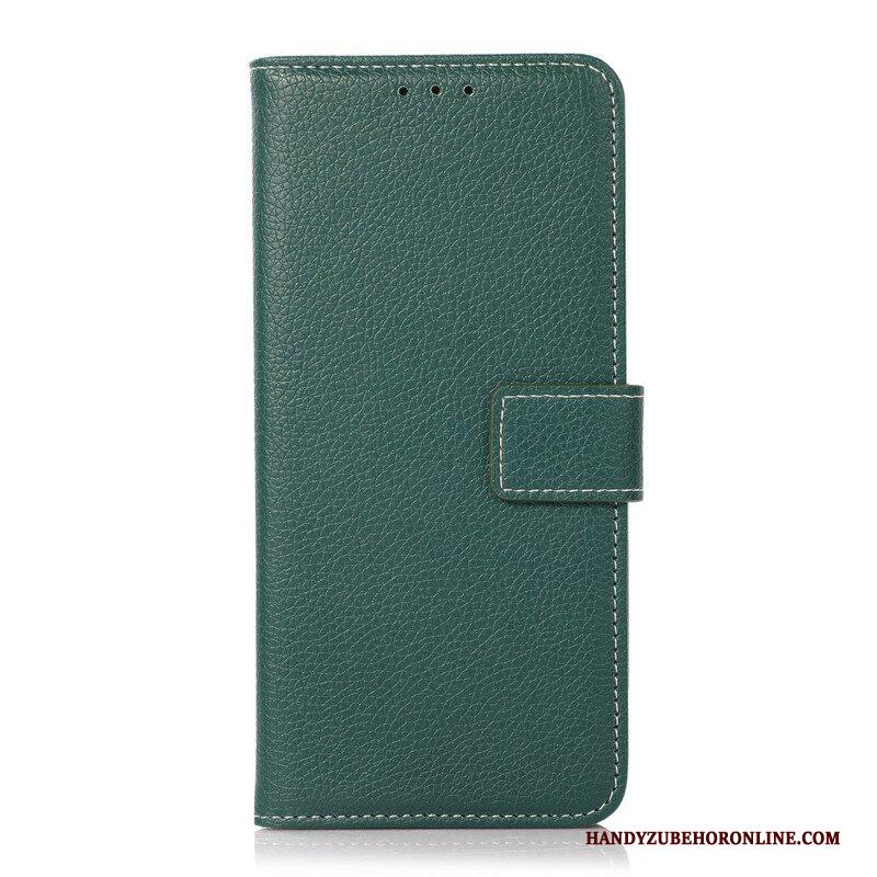 Folio-hoesje voor Xiaomi Redmi Note 10 5G Lychee-textuur