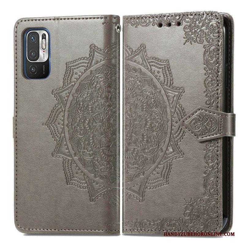 Folio-hoesje voor Xiaomi Redmi Note 10 5G Mandala Middeleeuwen