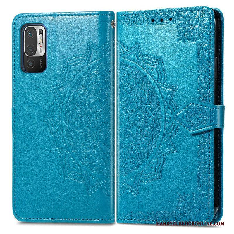 Folio-hoesje voor Xiaomi Redmi Note 10 5G Mandala Middeleeuwen