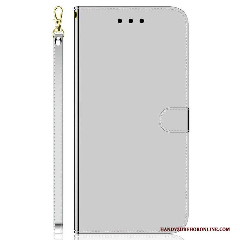 Folio-hoesje voor Xiaomi Redmi Note 10 5G Spiegelkap