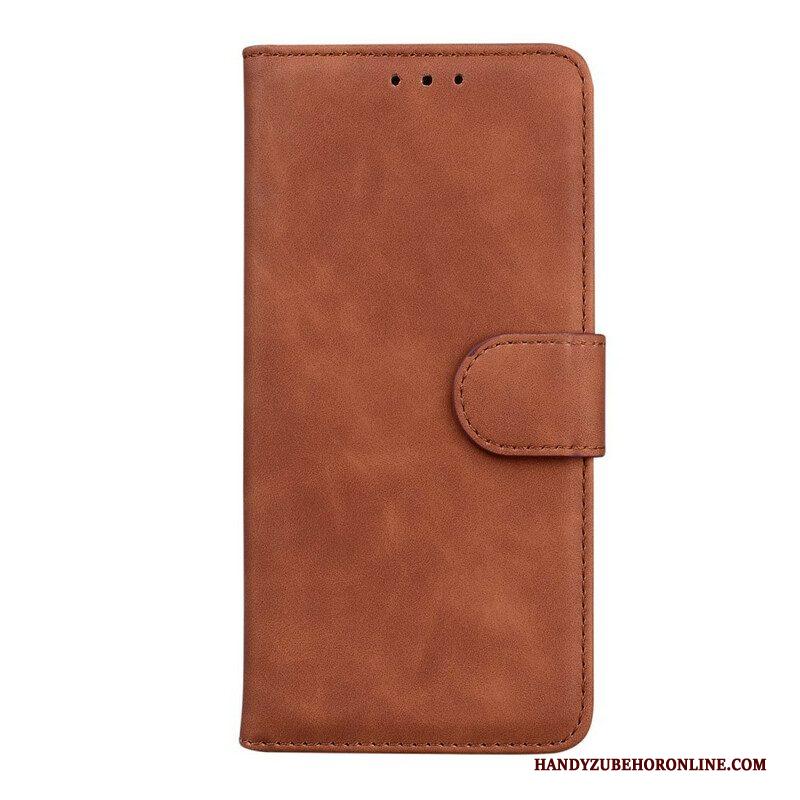 Folio-hoesje voor Xiaomi Redmi Note 10 5G Vintage Naaien