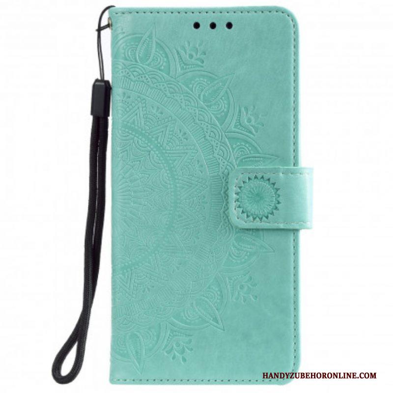 Folio-hoesje voor Xiaomi Redmi Note 10 5G Zon Mandala