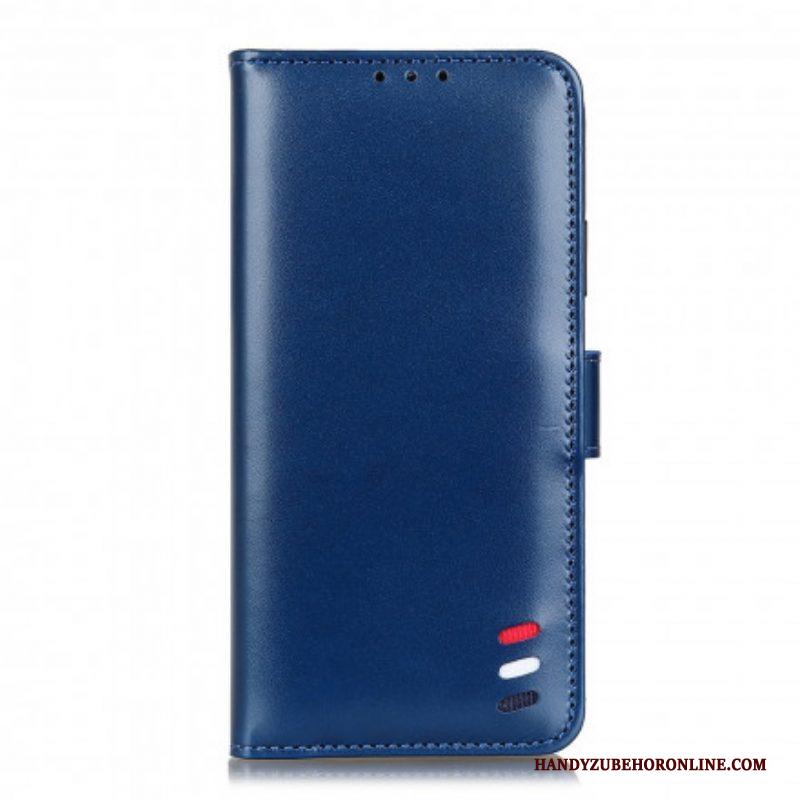 Folio-hoesje voor Xiaomi Redmi Note 10 Pro Driekleurig Leereffect