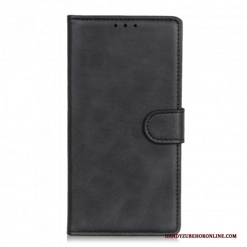 Folio-hoesje voor Xiaomi Redmi Note 10 Pro Retro Mat Leereffect