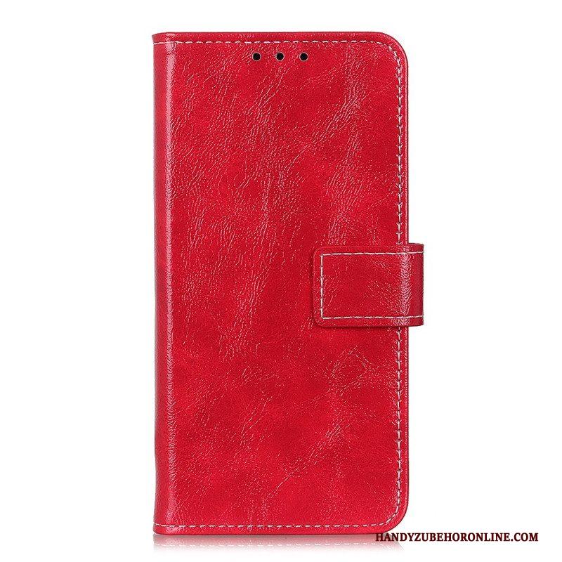 Folio-hoesje voor Xiaomi Redmi Note 11 Pro / 11 Pro 5G Glanzende En Zichtbare Naden