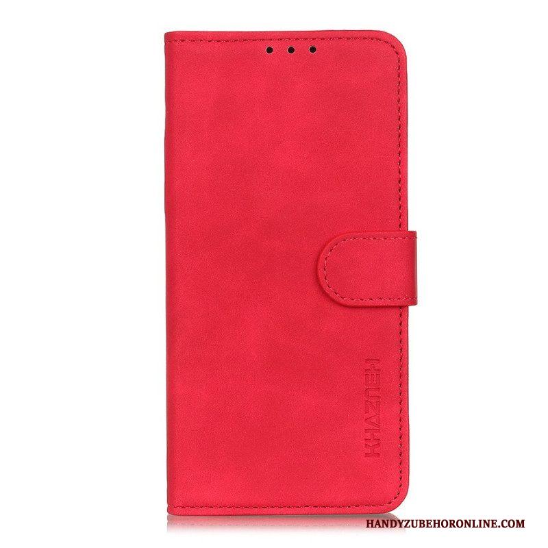 Folio-hoesje voor Xiaomi Redmi Note 11 Pro / 11 Pro 5G Khazneh Vintage Leereffect
