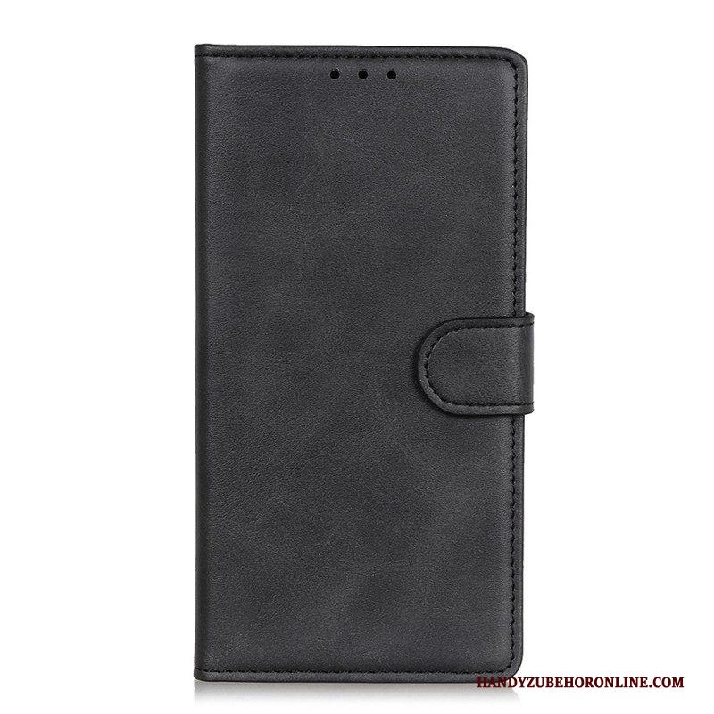 Folio-hoesje voor Xiaomi Redmi Note 11 Pro / 11 Pro 5G Retro Mat Leereffect