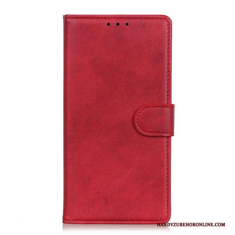 Folio-hoesje voor Xiaomi Redmi Note 11 Pro / 11 Pro 5G Retro Mat Leereffect