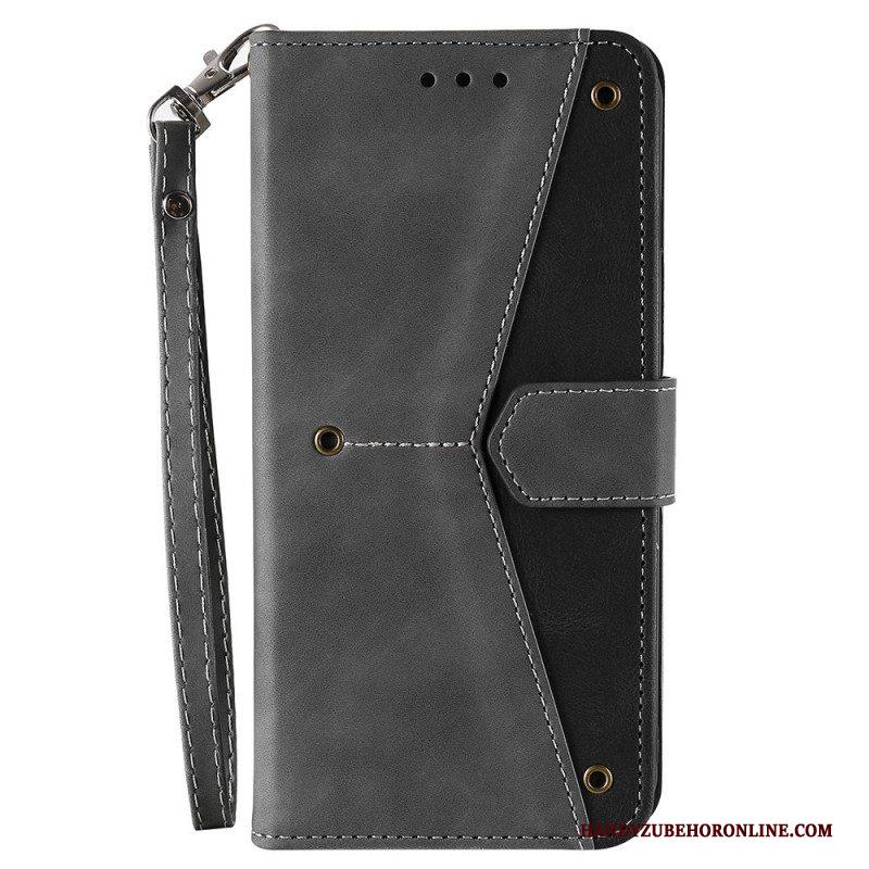 Folio-hoesje voor Xiaomi Redmi Note 11 Pro Plus 5G Skin-touch-naden