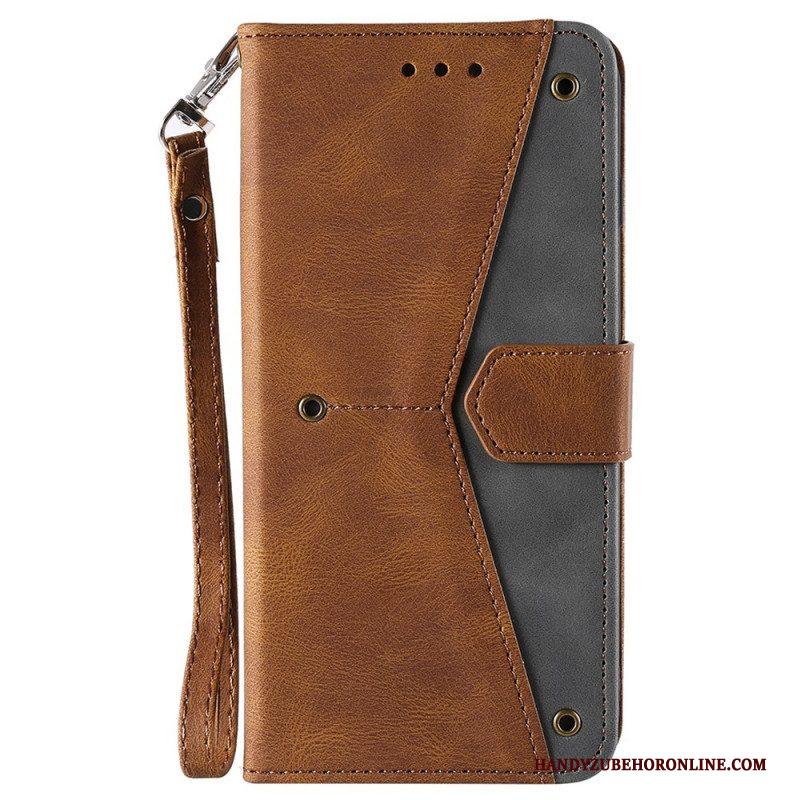 Folio-hoesje voor Xiaomi Redmi Note 11 Pro Plus 5G Skin-touch-naden