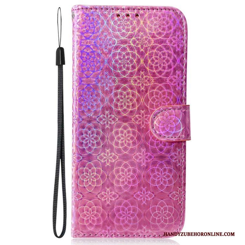 Folio-hoesje voor Xiaomi Redmi Note 12 4G Disco-stijl