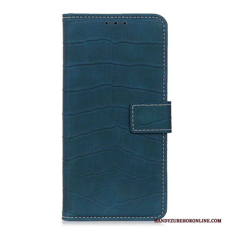 Folio-hoesje voor Xiaomi Redmi Note 12 4G Krokodil