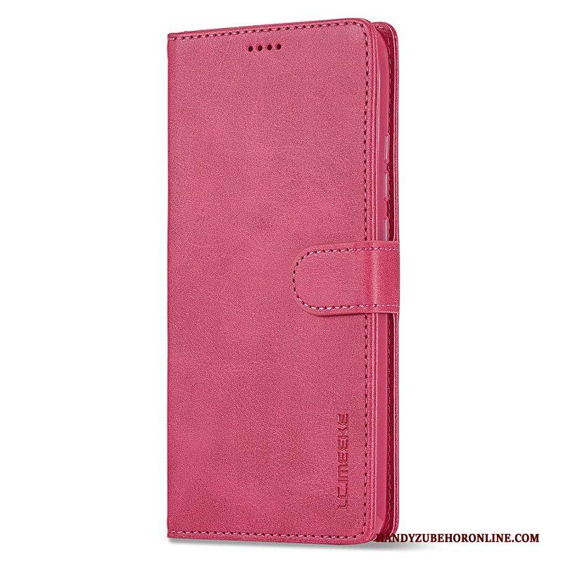 Folio-hoesje voor Xiaomi Redmi Note 12 4G Ledereffect Lc.imeeke