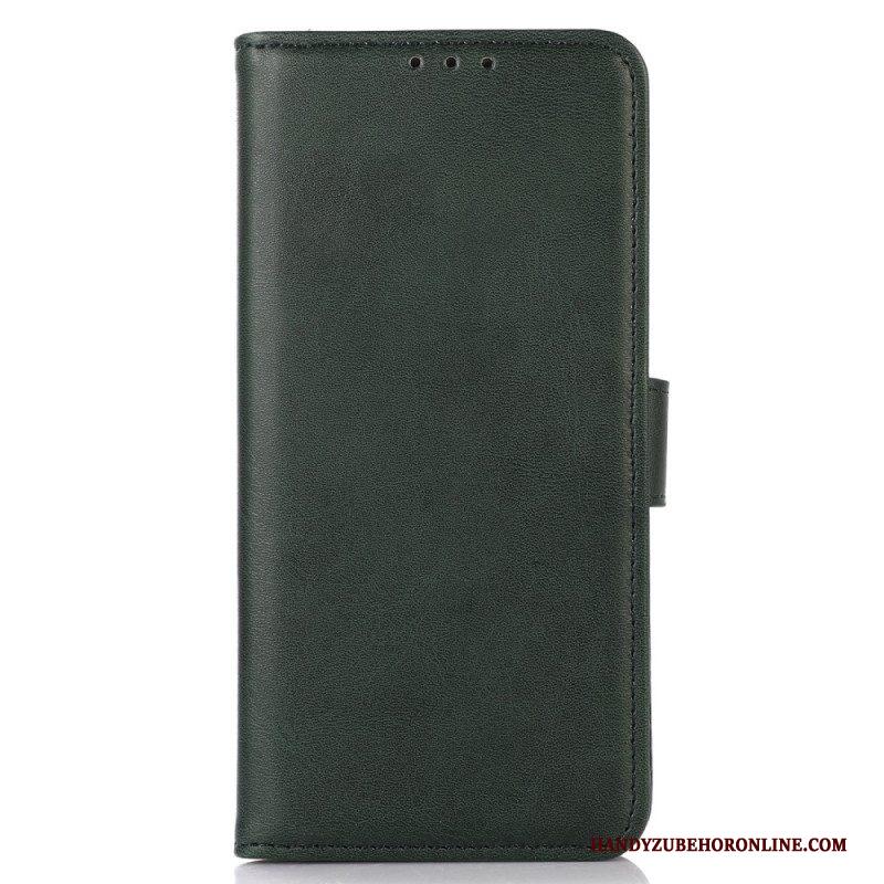 Folio-hoesje voor Xiaomi Redmi Note 12 4G Leer-effect