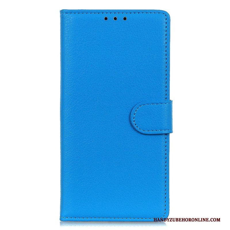 Folio-hoesje voor Xiaomi Redmi Note 12 4G Traditioneel Kunstleer