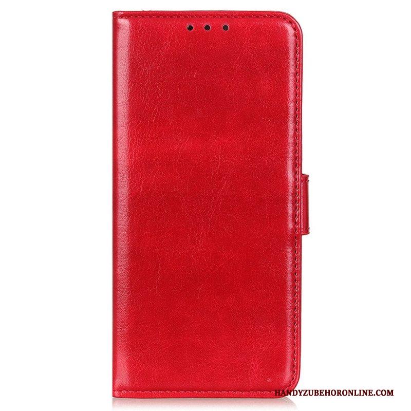 Folio-hoesje voor Xiaomi Redmi Note 12 5G Imitatie Lakleer