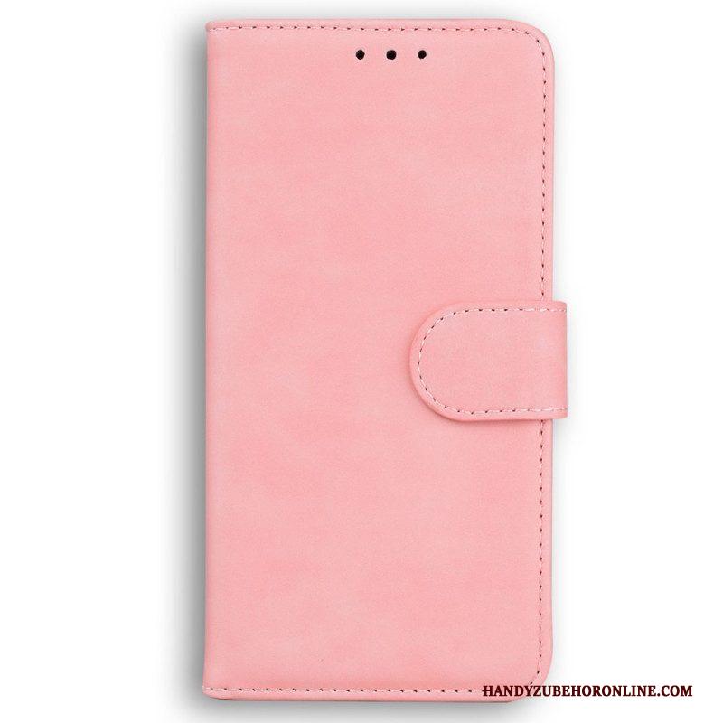 Folio-hoesje voor Xiaomi Redmi Note 12 5G Kunstleer Effen