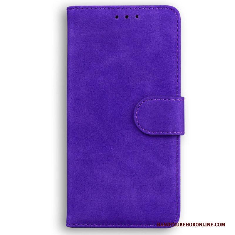 Folio-hoesje voor Xiaomi Redmi Note 12 5G Kunstleer Effen