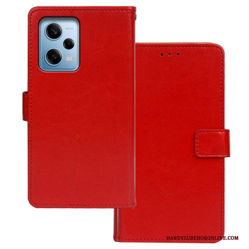 Folio-hoesje voor Xiaomi Redmi Note 12 Pro Idewei Lederen Stijl