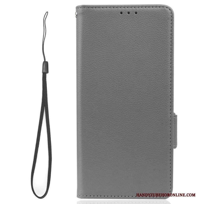 Folio-hoesje voor Xiaomi Redmi Note 12 Pro Met Ketting Dunne Bandjes