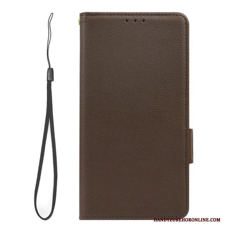 Folio-hoesje voor Xiaomi Redmi Note 12 Pro Met Ketting Dunne Bandjes