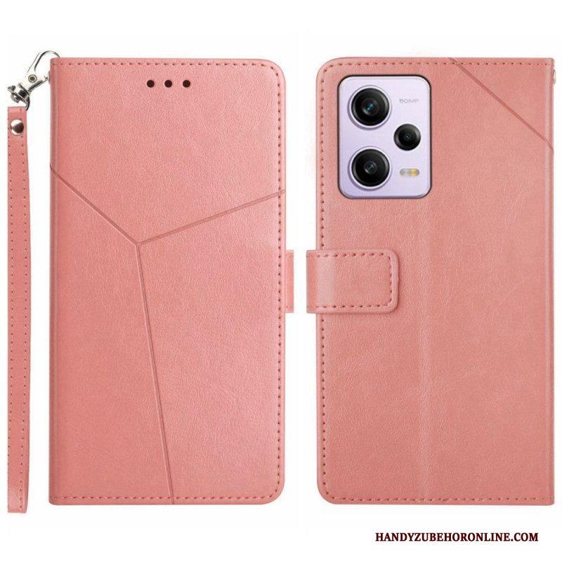 Folio-hoesje voor Xiaomi Redmi Note 12 Pro Met Ketting Y Strappy-ontwerp