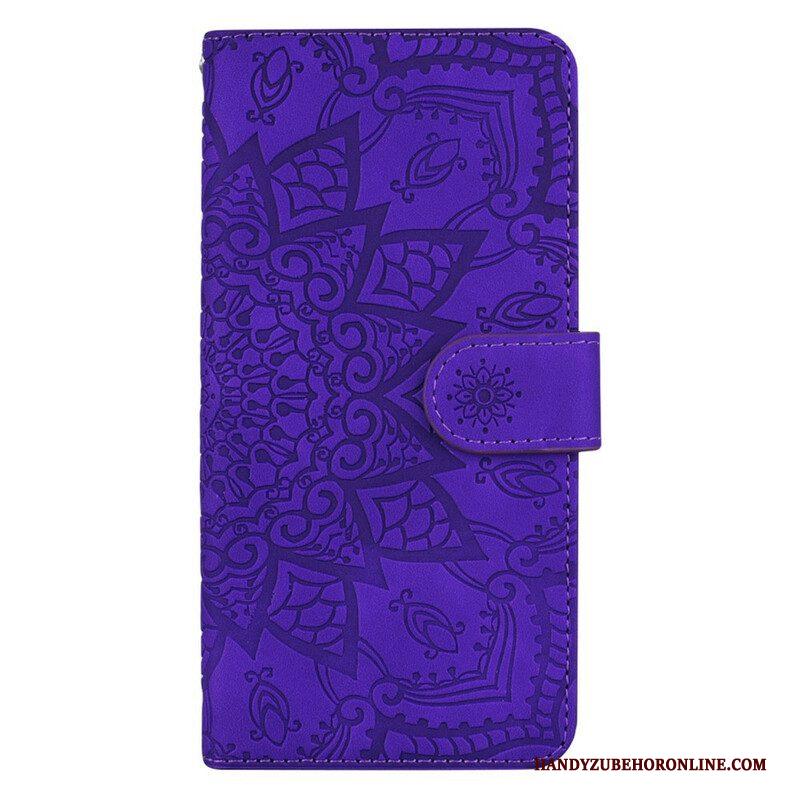 Folio-hoesje voor iPhone 13 Pro Barok-mandala