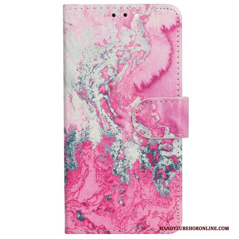 Folio-hoesje voor iPhone 14 Marmer