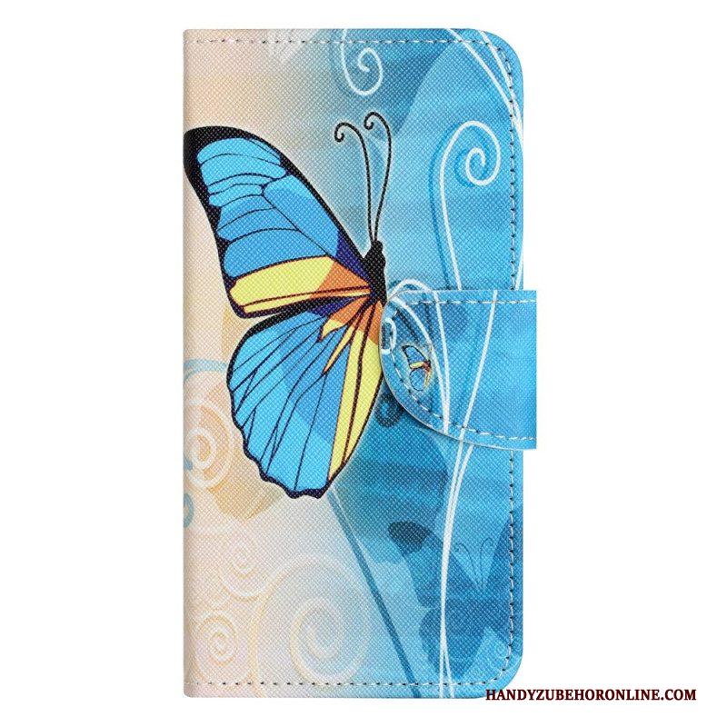 Folio-hoesje voor iPhone 14 Plus Mooie Vlinders