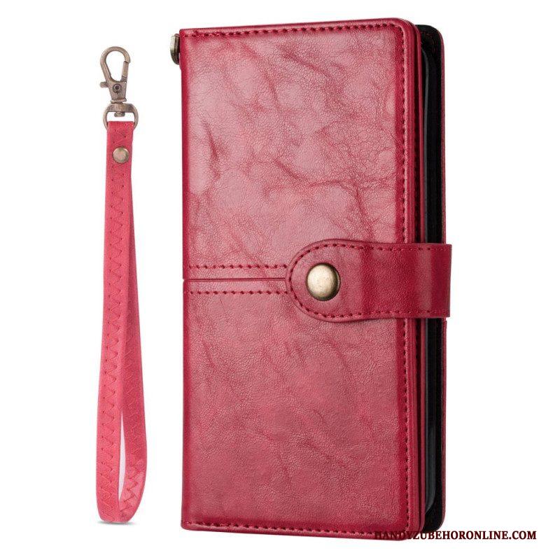 Folio-hoesje voor iPhone 14 Pro Max Vintage Multifunctioneel