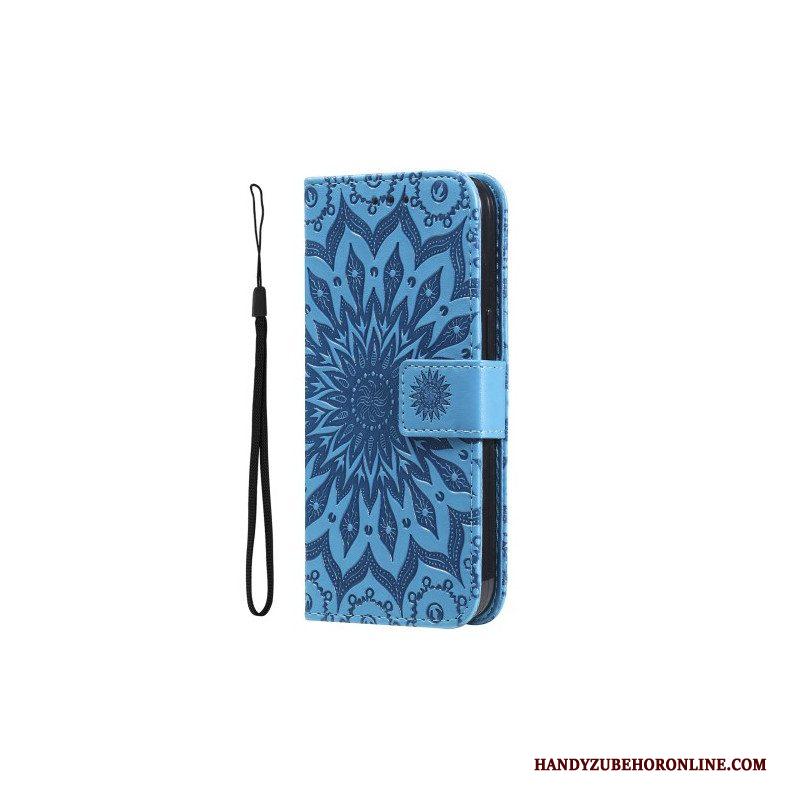 Folio-hoesje voor iPhone 15 Plus Mandala Zon