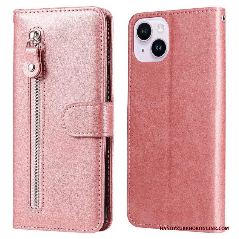 Folio-hoesje voor iPhone 15 Portemonnee