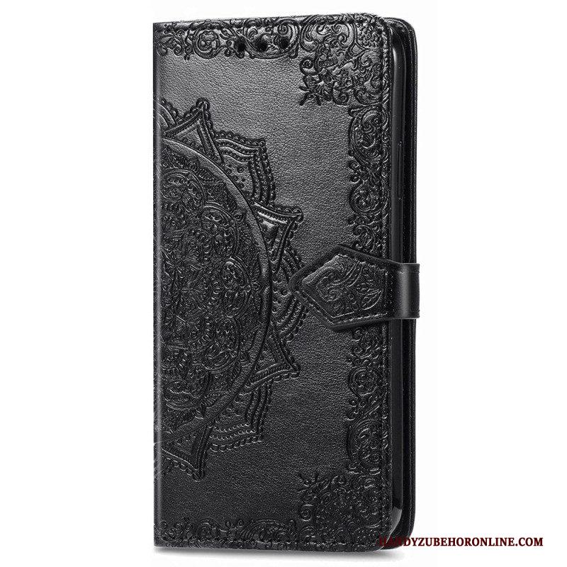 Folio-hoesje voor iPhone 15 Pro Barokmandala
