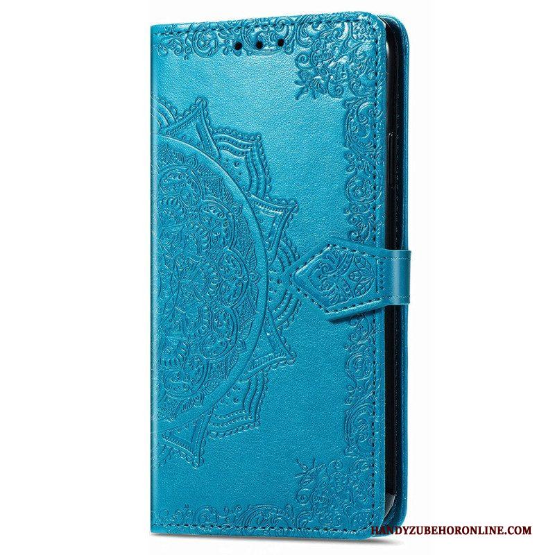 Folio-hoesje voor iPhone 15 Pro Barokmandala