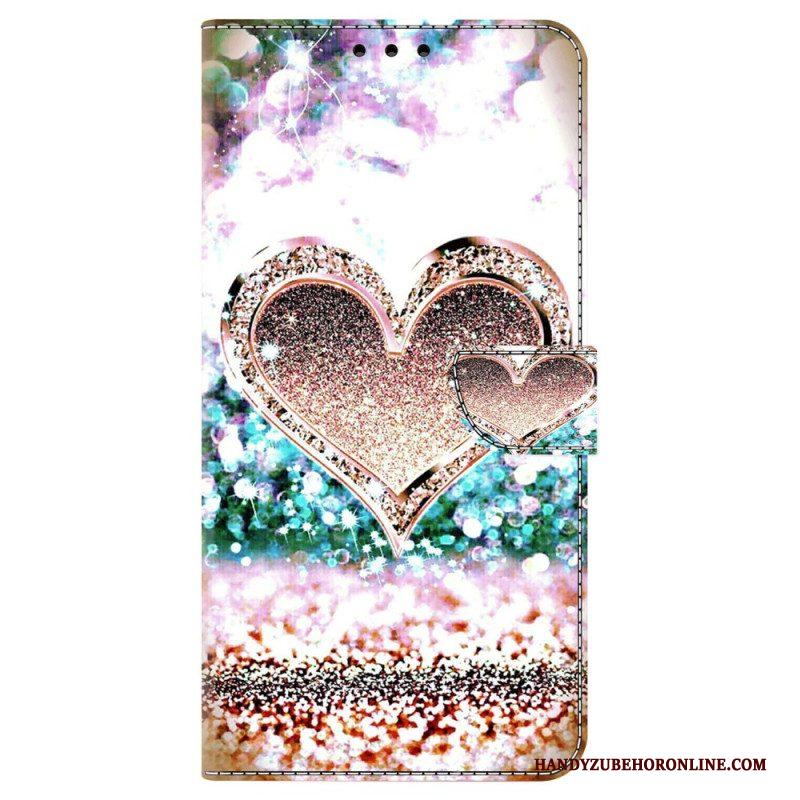 Folio-hoesje voor iPhone 15 Pro Harten