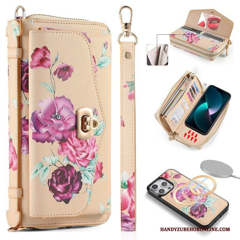 Hoesje Flip Case voor iPhone 15 Pro Compleet Accessoire Met Afneembare Schaal