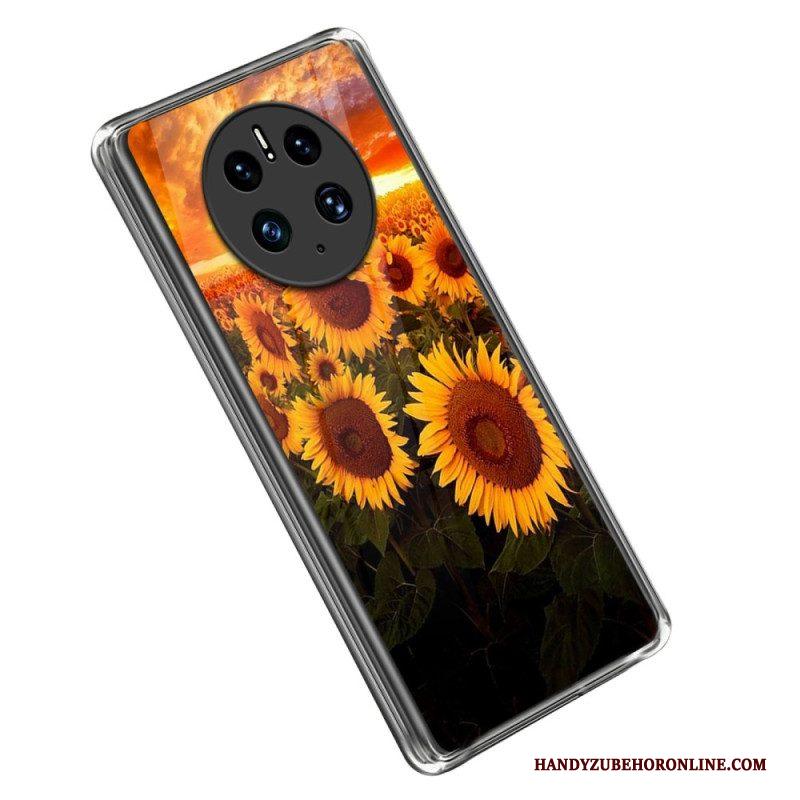 Hoesje voor Huawei Mate 50 Pro Sublieme Zonnebloemen