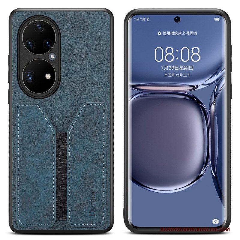 Hoesje voor Huawei P50 Pro Denior Elastische Kaarthouder