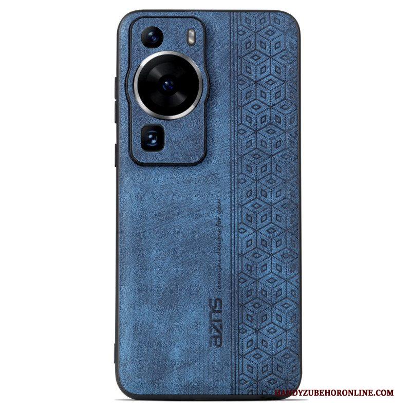 Hoesje voor Huawei P60 Pro Azns Ledereffect