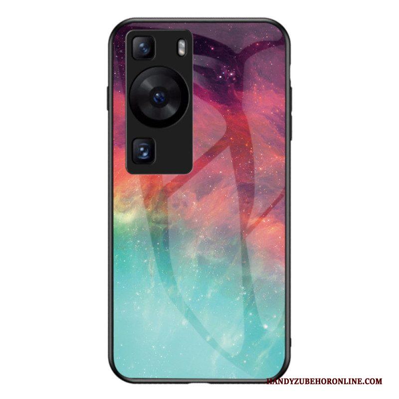 Hoesje voor Huawei P60 Pro Hemelgehard Glas