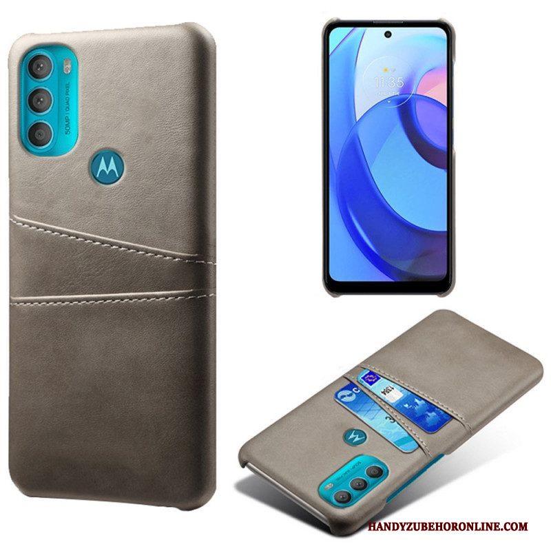 Hoesje voor Moto G71 5G Ksq-kaarthouder