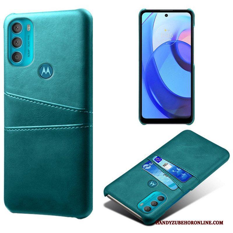 Hoesje voor Moto G71 5G Ksq-kaarthouder