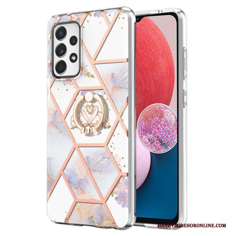 Hoesje voor Samsung Galaxy A13 Bloemen String Kat