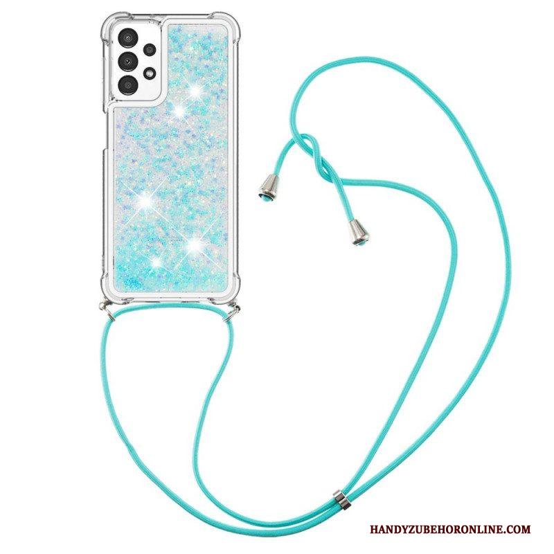 Hoesje voor Samsung Galaxy A13 Met Koord Met Riemclip