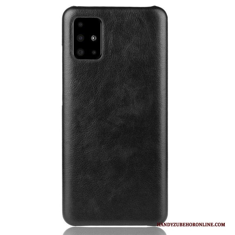 Hoesje voor Samsung Galaxy A51 5G Litchi-leereffect