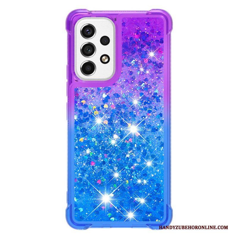 Hoesje voor Samsung Galaxy A53 5G Kleur Pailletten